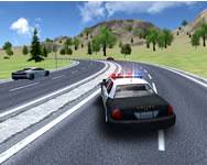 Police car stunt driver buszos HTML5 játék
