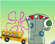 Spongebob school bus buszos játékok ingyen