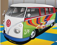 Volkswagen decor buszos játékok