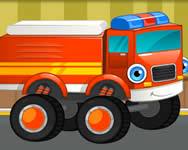 Monster truck repairing buszos ingyen játék
