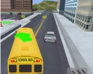 School bus simulation buszos HTML5 jtk