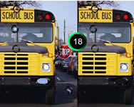 School bus 7 difference 2 szemlyes jtkok ingyen